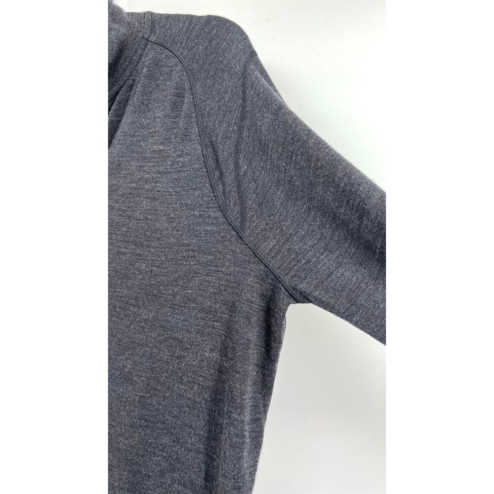 Smartwool Men's 1/4 Zip Pullover Sweater Size L Gray Gorpcore Hiking - Picture 3 of 11